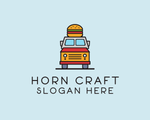 Burger Food Truck logo design