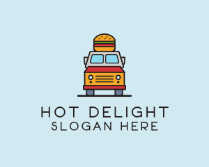 Burger Food Truck logo design