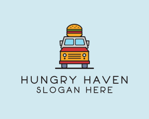 Burger Food Truck logo design