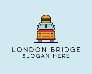 Burger Food Truck logo design