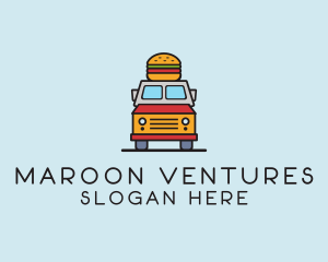 Burger Food Truck logo design