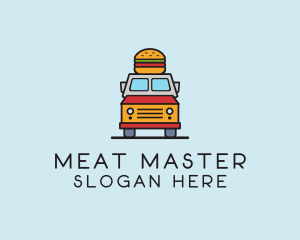 Burger Food Truck logo design