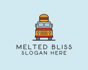 Burger Food Truck logo design