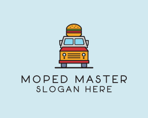 Burger Food Truck logo design