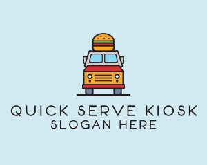 Burger Food Truck logo design