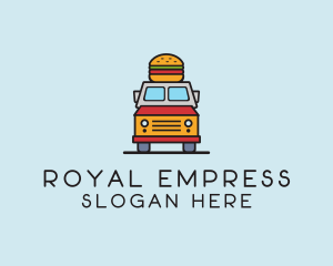 Burger Food Truck logo design