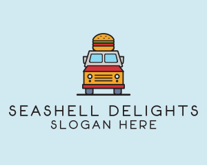 Burger Food Truck logo design