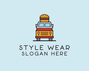 Burger Food Truck logo design