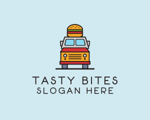Food - Burger Food Truck logo design