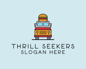 Burger Food Truck logo design