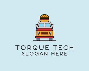 Burger Food Truck logo design