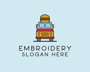 Burger Food Truck logo design