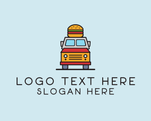 Burger Food Truck Logo