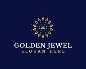 Treasure - Sun Jewelry Diamond logo design