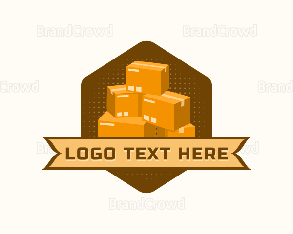 Imported Parcel Box Delivery Logo