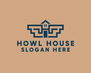 Real Estate House logo design