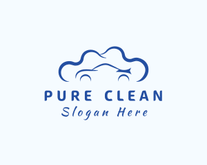 Blue Car Cleaning Services logo design