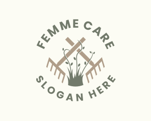 Lawn Care Landscape Gardening  logo design