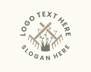 Natural - Lawn Care Landscape Gardening logo design