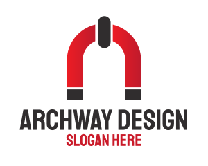 Magnet Archway Door logo design