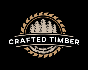 Woodwork - Saw Lumber Woodwork logo design