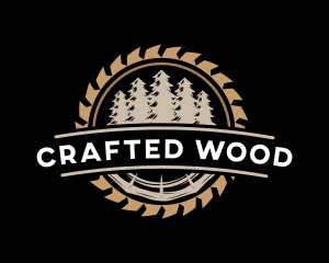 Joinery - Saw Lumber Woodwork logo design