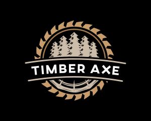 Saw Lumber Woodwork logo design