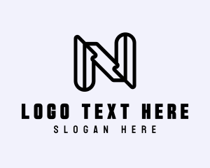 Agency - Business Agency Letter N logo design