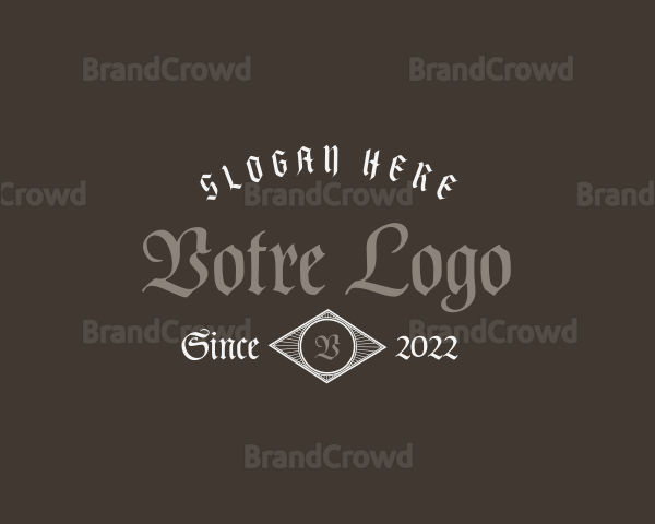 Premium Gothic Business Logo