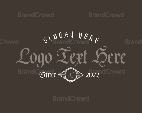 Premium Gothic Business Logo