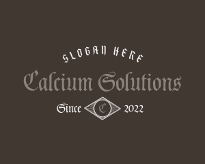 Premium Gothic Business logo design