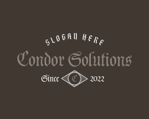 Premium Gothic Business logo design