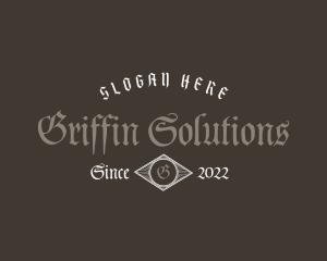 Premium Gothic Business logo design