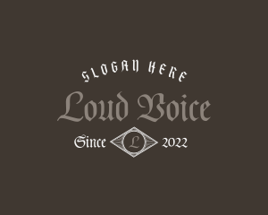 Premium Gothic Business logo design