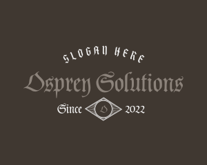 Premium Gothic Business logo design