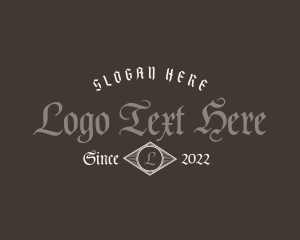 Premium Gothic Business Logo