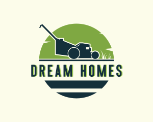 Gardener - Lawn Mower Gardening Maintenance logo design