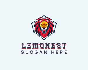 Aggresive - Beast Lion Gaming logo design