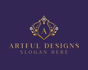 Elegant Floral Wellness logo design