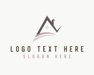 Architect - House Roof Maintenance Repair logo design