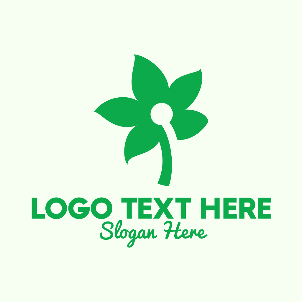 Simple Green Flower Logo | BrandCrowd Logo Maker