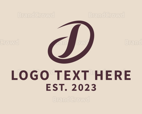Elegant Boutique Letter D Logo