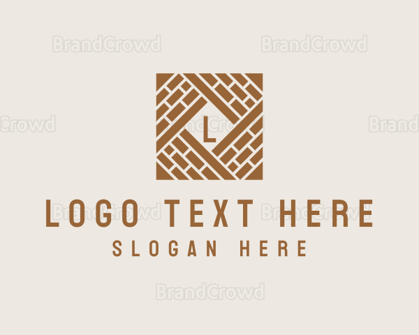 Brick Floor Paving Logo