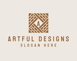 Brick Floor Paving logo design