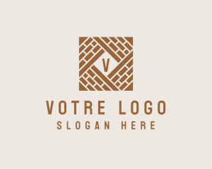Brick - Brick Floor Paving logo design