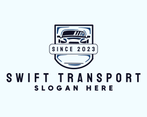 Shield Car Transportation logo design