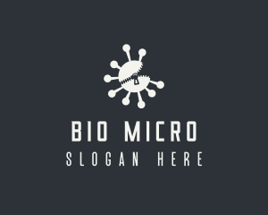 Microbiology - Germ Virus Bacteria logo design