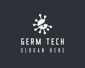 Germ - Germ Virus Bacteria logo design