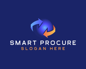 Procurement - Arrow Globe Logistics logo design