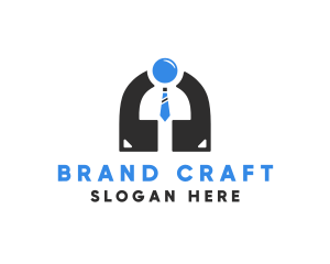 Identity - Businessman Necktie Quotation logo design
